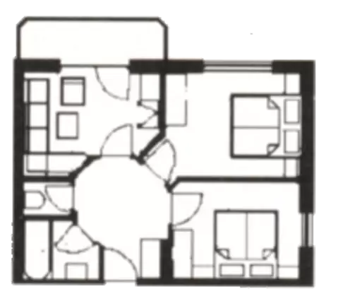 Skizze Fam. Appartement 119