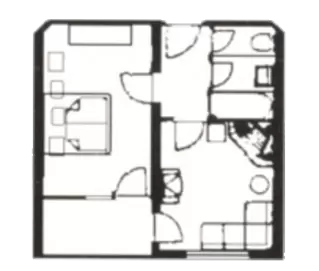 Skizze Appartement 302